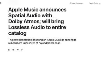 Apple Music announcement